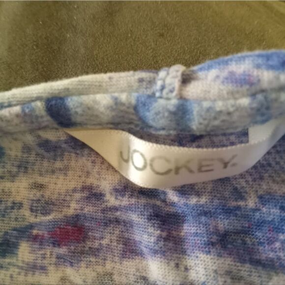 Jockey lightweight semi-sheer Blue/Purple/White v-neck hoody. - Picture 5 of 6